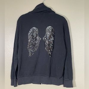 Victoria’s Secret Angel Sequin Zip-Up Hoodie